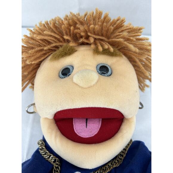 SUNNY & CO "COOL" FULL BODY BOY VENTRILOQUIST PUPPET YARN HAIR - Picture 7 of 13